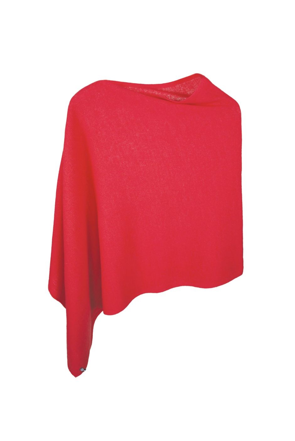 Poncho Paule en cachemire femme fuchsia - Maison Bonnefoy