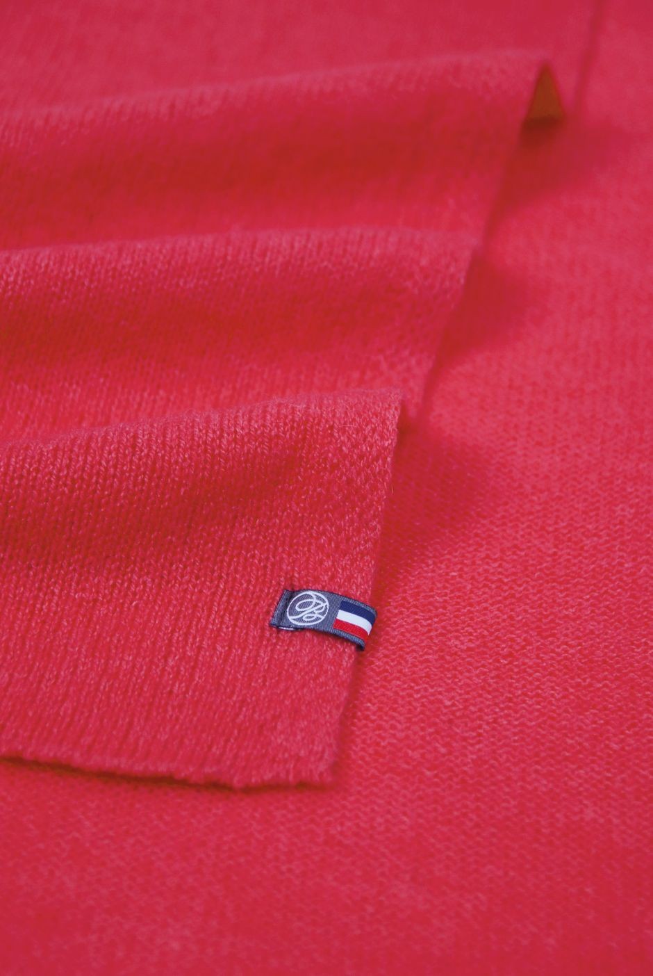 Poncho Paule en cachemire femme fuchsia - Maison Bonnefoy