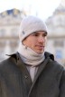 Bonnet blanc Perinne mixte en laine mérinos beige – Maison Bonnefoy Bonnet blanc Perinne mixte en laine mérinos beige – Maison Bonnefoy