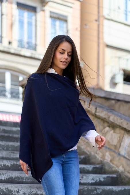 Poncho Paule en cachemire