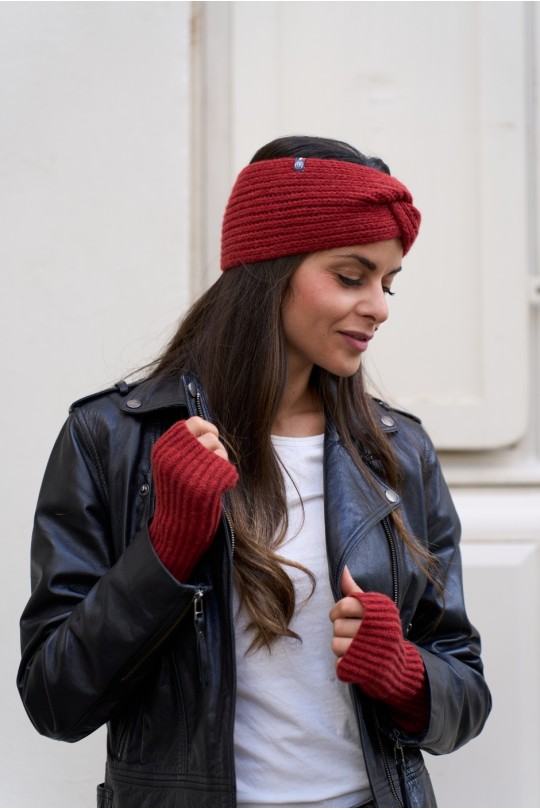 Bandeau Patrice Laine femme bordeaux  - Maison Bonnefoy