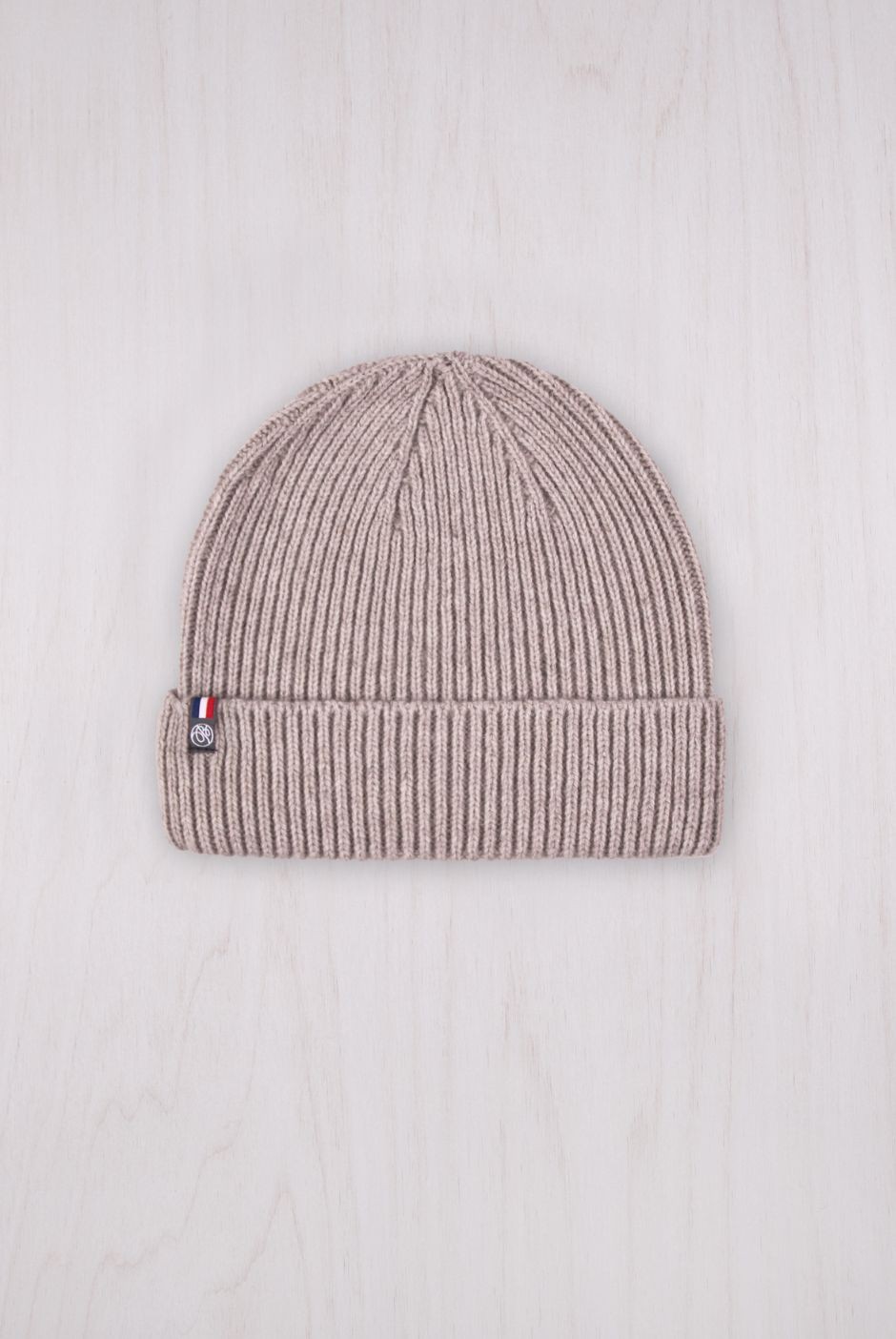 Bonnet Patrice laine recyclée femme beige - Maison Bonnefoy