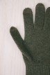 Gants Tactiles Patrices Laine mixte kaki - maison Bonnefoy
