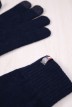 Gants Tactiles Patrices Laine mixte marine  - maison Bonnefoy